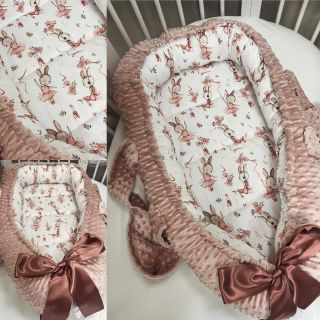 Balerína .. vzniklo nám pod rukama další krásné 🪡🧵hnízdečko. 👼🏻Látka bavlněný satén balerína v kombinaci s minky v odstínu...